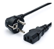 Bion Кабель питания 3м, евровилка с заземлением, 0.75мм, Schuko-C13, 2500W, 10А, черный [BXP-PC-186-VDE-3M]