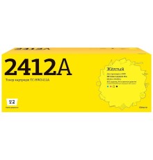T2  W2412A картридж TC-HW2412A  для HP Color LaserJet Pro M182n/M183fw (850 стр.) Желтый, с чипом