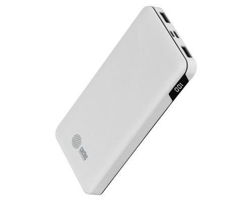 [Аксессуар] Мобильный аккумулятор Cactus CS-PBFSKT-10000 10000mAh 2.1A 2xUSB белый
