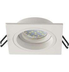 Эра Б0054348 Встраиваемый светильник алюминиевый ЭРА KL85 WH MR16/GU5.3 белый