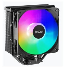 PCCooler Paladin EX400S S115X/1200/1700/AM4 (TDP 180W, 120mm PWM LED FAN, 4 тепловые трубки 6мм, 800-1800RPM, 28,6dBa)