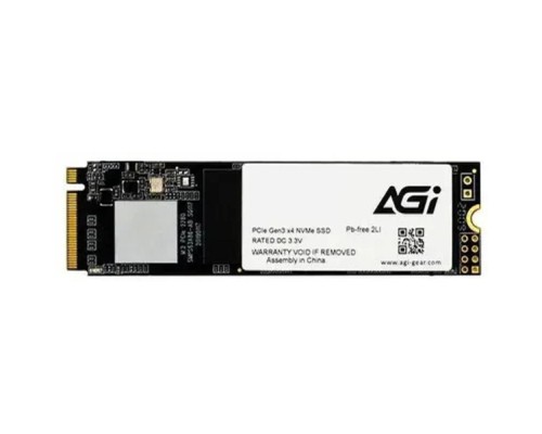 [носитель информации] AGI SSD M.2 256Gb AI198 Client SSD PCIe Gen3x4 with NVMe AGI256G16AI198 