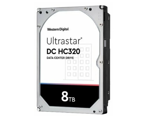 [Жесткий диск] 8Tb WD Ultrastar DC HC320<HUS728T8TALE6L4> {SATA 6Gb/s, 7200 rpm, 256mb buffer, 3.5
