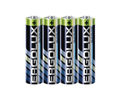 [Батарейка] Ergolux Alkaline SR4 LR03 (LR03 SR4, батарейка,1.5В)(4 шт. в уп-ке)