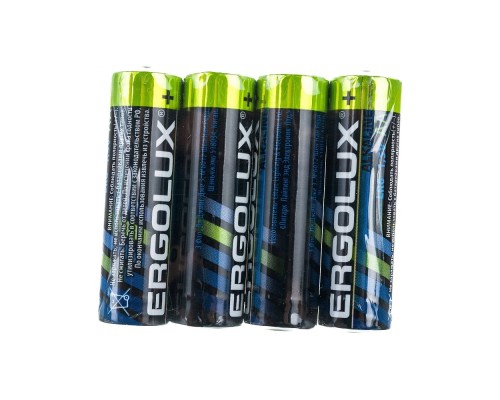 [Батарейка] Ergolux Alkaline SR4 LR6  (LR6 SR4, батарейка,1.5В) (4 шт. в уп-ке)