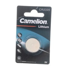 Camelion CR2320 BL-1 (CR2320-BP1, батарейка литиевая,3V)