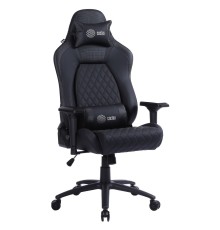 Кресло игровое Cactus CS-CHR-130 черный эко.кожа металл {1660828}