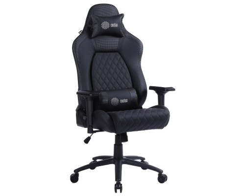 [Игровые кресла] Кресло игровое Cactus CS-CHR-130 черный эко.кожа металл {1660828}