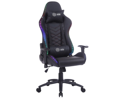 [Игровые кресла] Кресло игровое Cactus CS-CHR-0099BLR черный/красный эко.кожа металл [1660794]