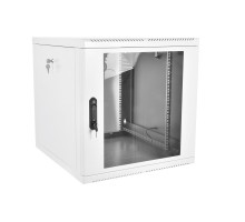 ЦМО Шкаф телекоммуникационный настенный разборный 12U (600x520), съемные стенки, дверь стекло (ШРН-М-12.500) (1 коробка)