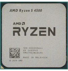 CPU AMD Ryzen 5 4500 OEM (100-000000644) {3,60GHz, Turbo 4,10GHz, Without Graphics, L3 8Mb, TDP 65W, AM4}