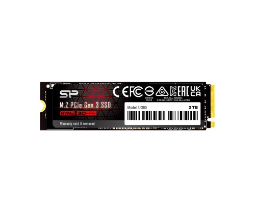 [накопитель] Silicon Power SSD M.2 1TB UD80, M.2 2280, PCI-E 3x4, [R/W - 3400/3000 MB/s] SP01KGBP34UD8005