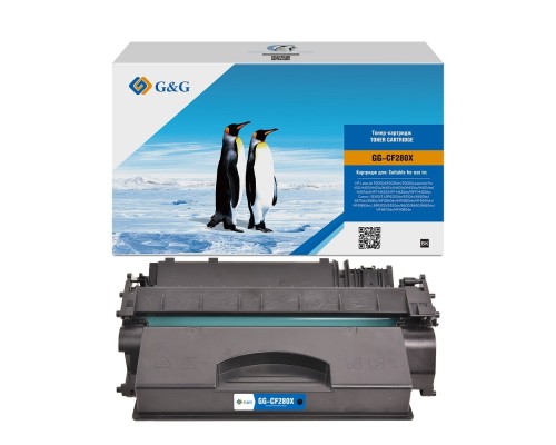 [Расходные материалы] Картридж G&G,GG-CF280X  аналог HP CF280X/CE505X/ Canon 719H 6.9k с чипом