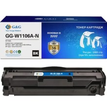 Картридж G&G, GG-W1106A  аналог HP W1106A/106A 1k с чипом