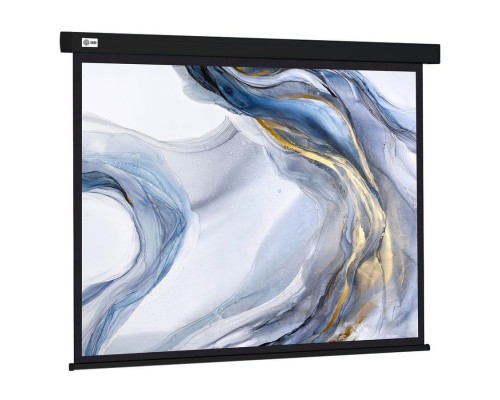[Экраны Cactus] Экран Cactus Wallscreen CS-PSW-180X180-BK 180x180cm 1:1 настенно-потолочный рулонный черный