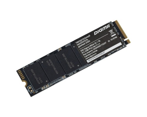 [носитель информации] SSD M.2 Digma 1Tb PCI-E x4 DGSM3001TS33T Mega S3 (1618786)