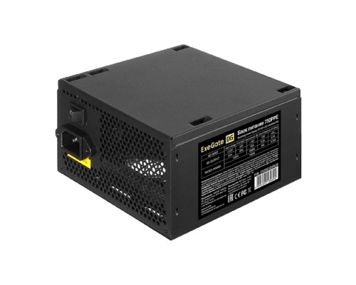 [Блок питания] Exegate EX292335RUS Блок питания 750W ExeGate 750PPE (ATX, APFC, КПД 80% (80 PLUS), 12cm fan, 20+4pin, 2x2x(4+4)pin, 4xPCI-E, 6xSATA, 3xIDE, black)