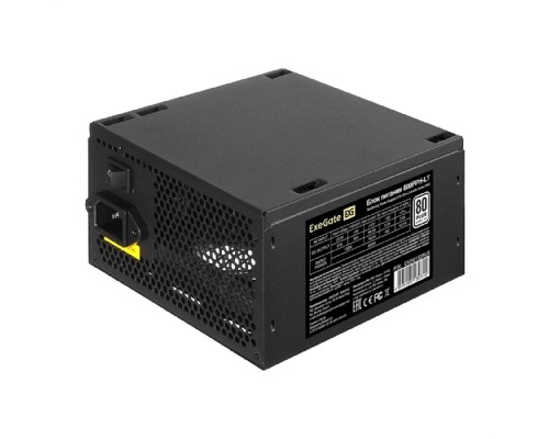 [Блок питания] Exegate EX292152RUS-OEM Блок питания 800W ExeGate 80 PLUS® 800PPH-LT-OEM (ATX, APFC, КПД 82% (80 PLUS), 12cm fan, 24pin, 2x(4+4)pin, PCIe, 5xSATA, 3xIDE, black, RTL)
