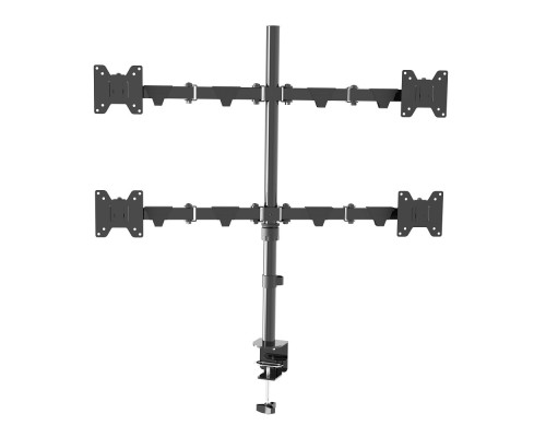 [Крепления для мониторов] Wize [WDM4-26] Настольное крепление для четырех мониторов 14