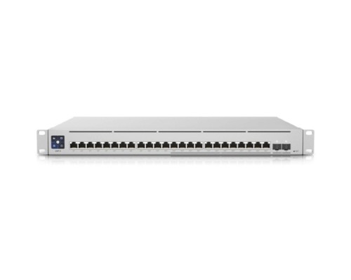 [Сетевое оборудование] UBIQUITI USW-Enterprise-24-PoE PoE-коммутатор в стойку, 12х 2.5G RJ45, 12х 1G RJ45, 2х 10G SFP+, раздача 400 Вт