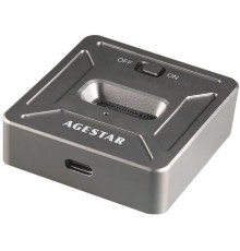 AgeStar 31CBNV1C USB 3.1 SSD M.2 NVME, алюминий, серый, (GRAY)