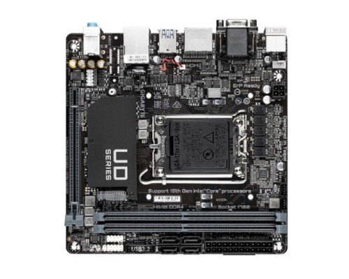 [Материнская плата] Gigabyte H610I DDR4 {Soc-1700 Intel H610 2xDDR4 mini-ITX AC`97 8ch(7.1) GbLAN+VGA+HDMI+DP}