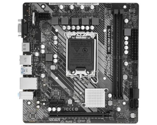 [Материнская плата] Asrock H610M-HVS {LGA1700, 2xDDR4, 4xSATA, D-Sub, HDMI, mATX}