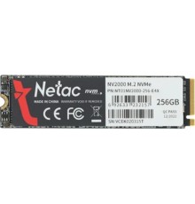 Накопитель SSD Netac PCI-E 3.0 256Gb NT01NV2000-256-E4X NV2000 M.2 2280