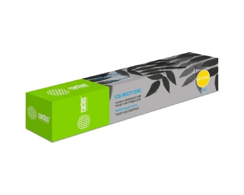 [расходные материалы] Картридж лазерный Cactus CS-WC7120CRU 006R01464 голубой (15000стр.) для Xerox WC 7120/7125/7220/7225