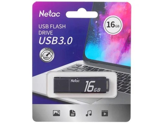 [Носитель информации] Netac USB Drive 16GB U351 USB3.0, retail version [NT03U351N-016G-30BK]