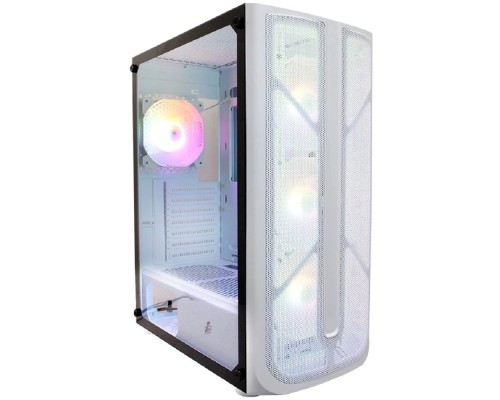 [Корпус] 1STPLAYER FIREBASE X4 White / ATX, TG / 4x120mm LED fans inc. / X4-WH-4F1-W