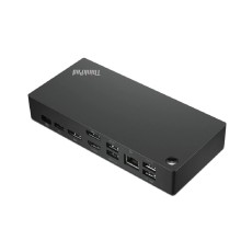 Lenovo [40AY0090CN] ThinkPad Universal USB-C Dock  2x DP 1.4, 1x HDMI 2.0, 3x USB 3.1, 2x USB 2.0, 1x USB-C, 1x RJ-45, 1x Combo Audio Jack 3.5mm pi.