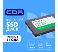 CBR SSD-128GB-2.5-LT22, Внутренний SSD-накопитель, серия 
