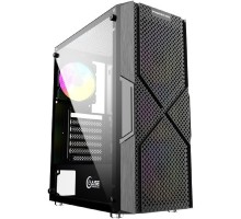 Powercase MISTRAL T4B, TEMPERED GLASS, 4X 120MM 5-COLOR FAN, ЧЁРНЫЙ, ATX (CMITB-L4)