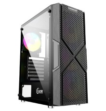 Powercase MISTRAL T4B, TEMPERED GLASS, 4X 120MM 5-COLOR FAN, ЧЁРНЫЙ, ATX (CMITB-L4)