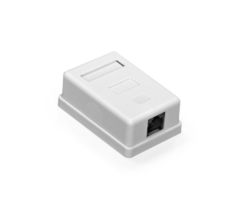 [Монтажное оборудование] Exegate EX292844RUS Розетка внешняя ExeGate SM1-RJ45-C6 RJ-45 кат.6 UTP Krone/110