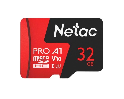 [Карта памяти ] Micro SecureDigital 32GB Netac MicroSD card P500 Extreme Pro, retail version w/SD adapter [NT02P500PRO-032G-R]