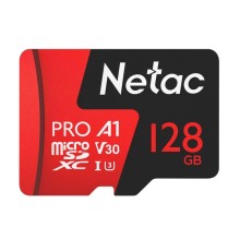 Micro SecureDigital 128GB Netac MicroSD P500 Extreme Pro, Retail version card only (NT02P500PRO-128G-S)