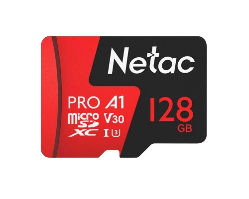 [Карта памяти ] Micro SecureDigital 128GB Netac MicroSD P500 Extreme Pro, Retail version card only (NT02P500PRO-128G-S)