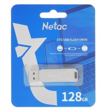 Netac USB Drive 128GB U782C USB3.0+TypeC Dual [NT03U782C-128G-30PN/NT03U782C-128G-32PN]