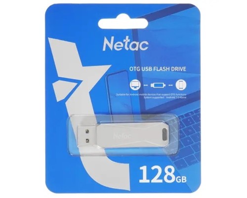 [Носитель информации] Netac USB Drive 128GB U782C USB3.0+TypeC Dual [NT03U782C-128G-30PN/NT03U782C-128G-32PN]
