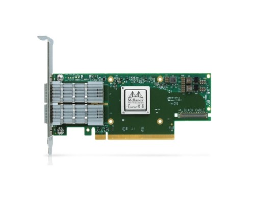 [Сетевое оборудование] Mellanox MCX653106A-HDAT ConnectX-6 VPI adapter card, HDR IB (200Gb/s) and 200GbE, dual-port QSFP56, PCIe4.0 x16, tall bracket