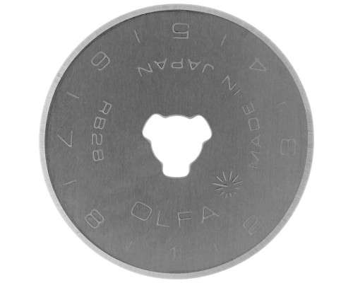 [Штукатурно -малярный инструмент] OLFA Лезвие  специальное, круговое, 28мм, 2шт [OL-RB28-2]