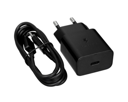 [Аксессуар] Сетевое зар./устр. Samsung EP-T1510X 2A+1.67A PD для Samsung кабель USB Type C черный (EP-T1510XBEGRU)