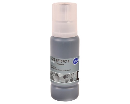 [расходные материалы] Чернила Cactus CS-EPT07C14 115BK черный70мл для Epson ECOTANK L8160/8180