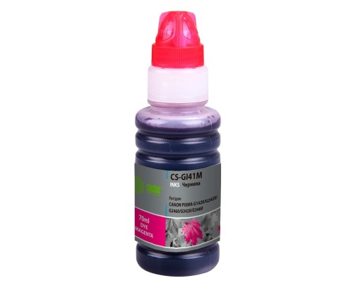 [расходные материалы] Чернила Cactus CS-GI41M пурпурный 70мл для Canon PIXMA G1420/G2420/G2460/G3420/G3460