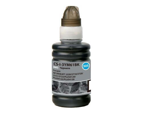 [Расходные материалы] Чернила Cactus CS-I-3YM61BK №305 черный 100мл для HP DeskJet 2710/2120/2721/2722/2723