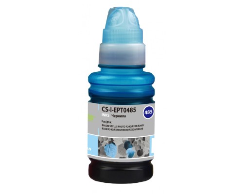 [Расходные материалы] Чернила Cactus CS-I-EPT0485 светло-голубой 100мл для Epson StPh R200/R220/R300/R320
