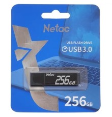 Netac USB Drive 256GB U351 USB3.0, aluminum alloy housing [NT03U351N-256G-30BK]