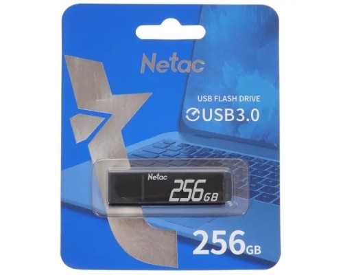 [Носитель информации] Netac USB Drive 256GB U351 USB3.0, aluminum alloy housing [NT03U351N-256G-30BK]
